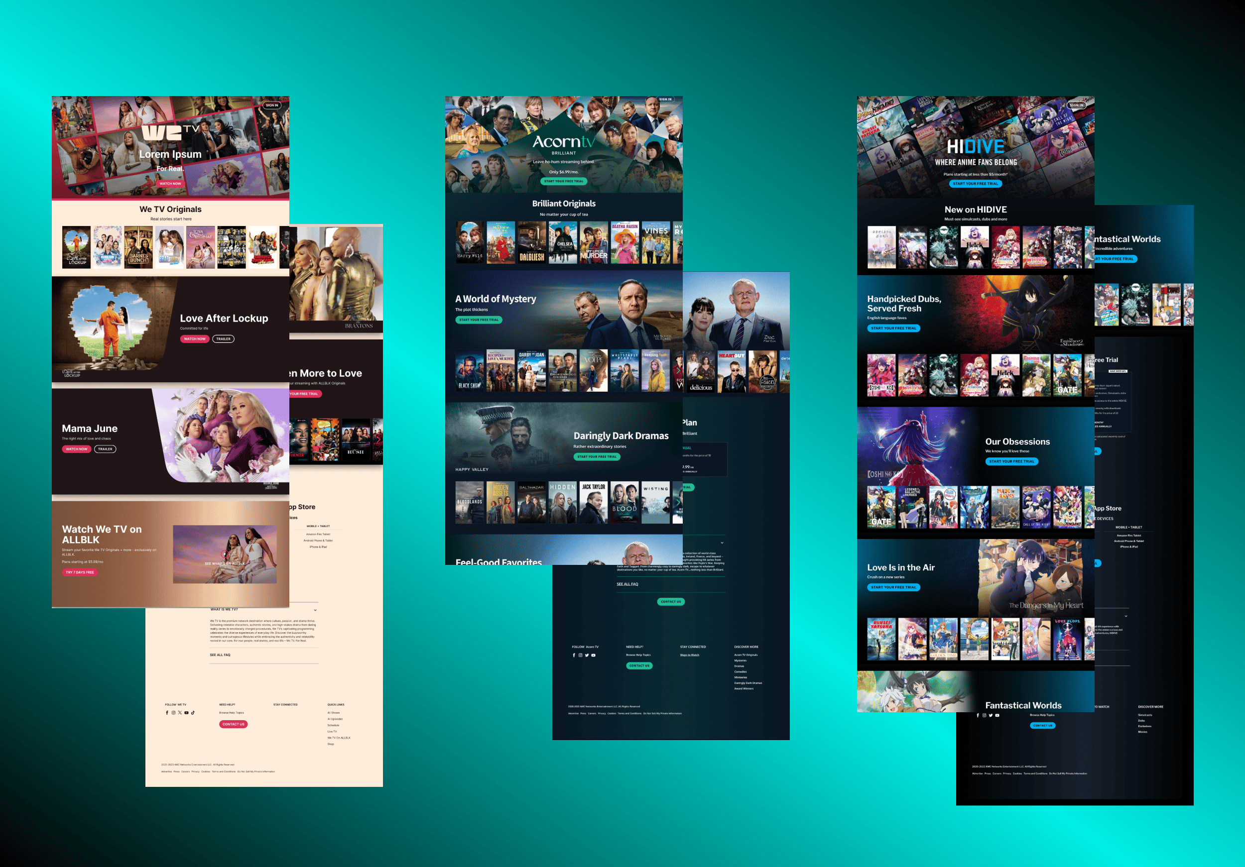 AMC Plus Landing Page